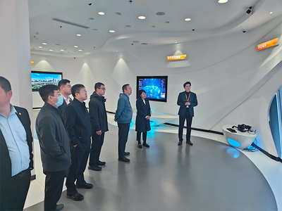 北京環衛集團副總經理劉凱一行蒞臨杰瑞參觀調研，共商山東軟件開發合作